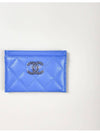 Card slot card holder season blue AP3832 - CHANEL - BALAAN 4