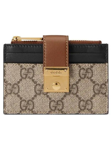 Padlock Card Wallet - GUCCI - BALAAN 1