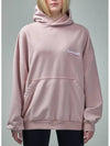 Embroidered Logo Cotton Hoodie Light Pink - BALENCIAGA - BALAAN 4