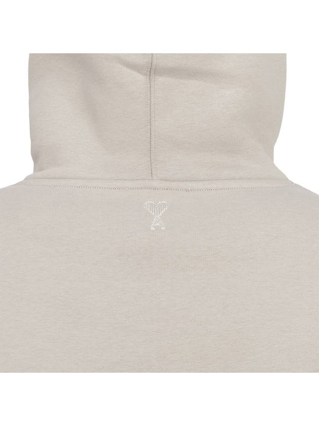 Label Hoodie Grey - AMI - BALAAN 9