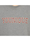 Embroidery Lettering Cotton Sweatshirt Grey - GOLDEN GOOSE - BALAAN 11