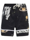 Graphic Print Drawstring Boxing Shorts Black - VIVIENNE WESTWOOD - BALAAN 2