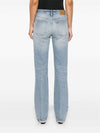 Low Rise Denim Straight Jeans Blue - SAINT LAURENT - BALAAN 3