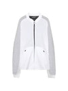 Rolf Hybrid Knit Jacket White - J.LINDEBERG - BALAAN 1