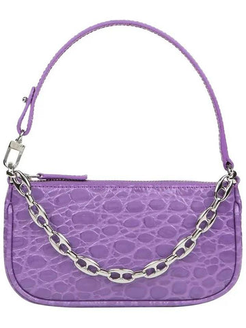 Rachel mini shoulder bag purple - BY FAR - BALAAN 1