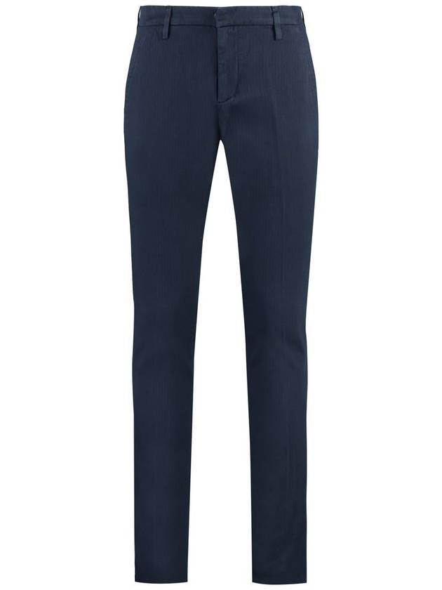 Dondup Gaubert Cotton Chino Trousers - DONDUP - BALAAN 1