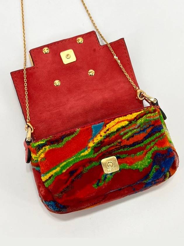 Velvet Marble Nano Maxi Baguette Bag - FENDI - BALAAN 6