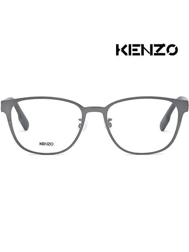 Glasses frame KZ50023U 013 gray metal frame - KENZO - BALAAN 3