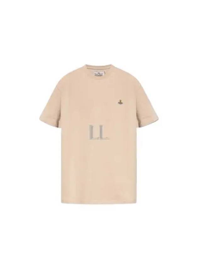 ORB Logo Cotton Short Sleeve T-Shirt Birch - VIVIENNE WESTWOOD - BALAAN 2