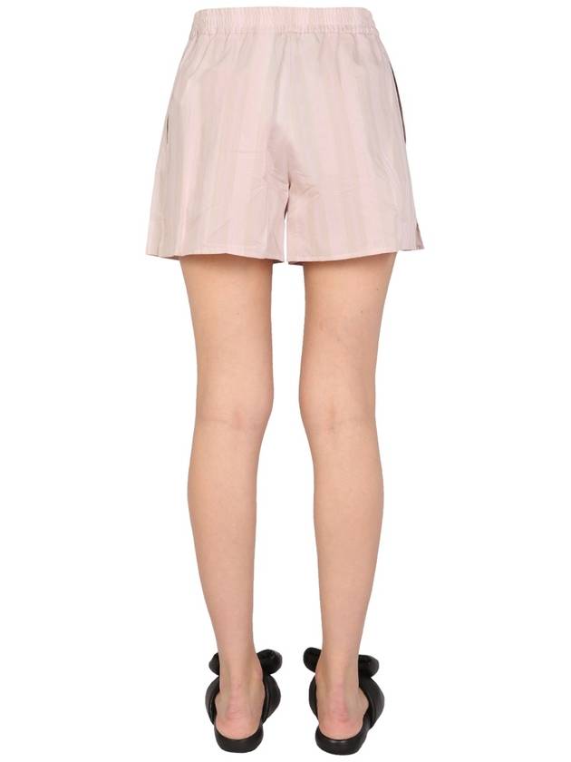 STRIPED PATTERN SHORTS - OFF WHITE - BALAAN 4