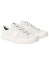 Logo Detail Suede Low Top Sneakers White Beige - TOM FORD - BALAAN 3