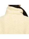 High Neck Fleece Zip-Up Jacket Ivory - PARAJUMPERS - BALAAN 10