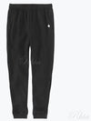 Midweight Tapered Loose Fit Track Pants Black - CARHARTT - BALAAN 2