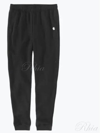 Midweight Tapered Loose Fit Track Pants Black - CARHARTT - BALAAN 2