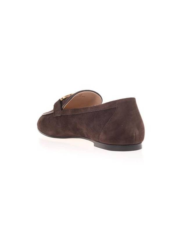 Women's Kate Suede Loafers Brown - TOD'S - BALAAN 4