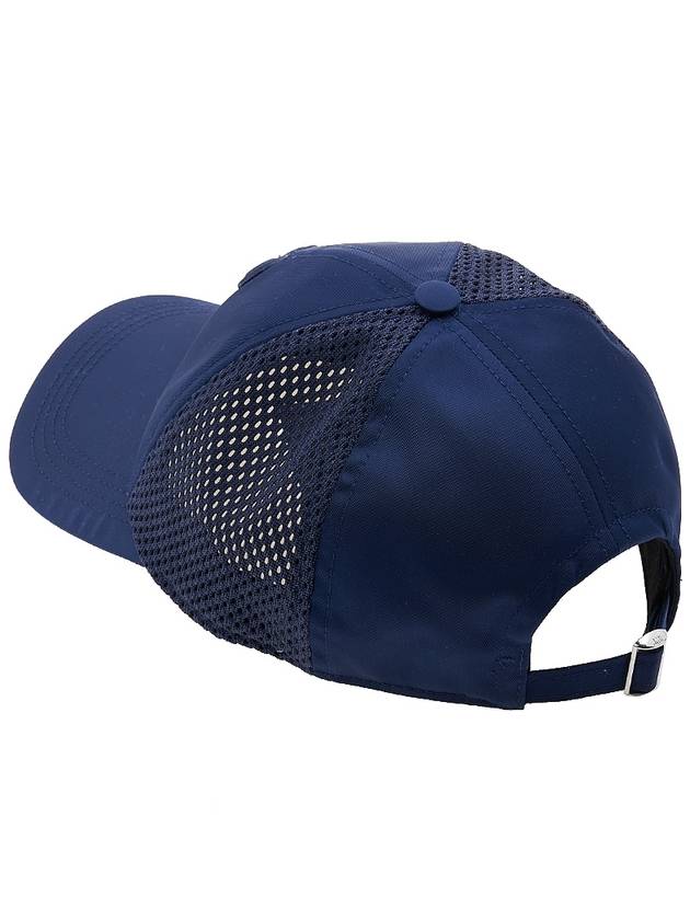 Heart Logo Silicon Patch Ball Cap Navy - AMI - BALAAN 4