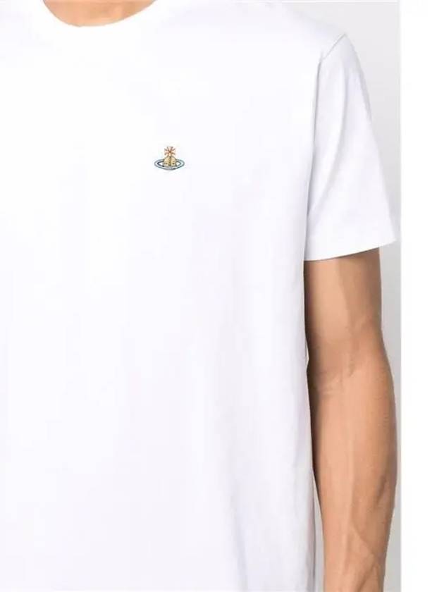 Chest ORB Logo Short Sleeve T-Shirt White - VIVIENNE WESTWOOD - BALAAN 6