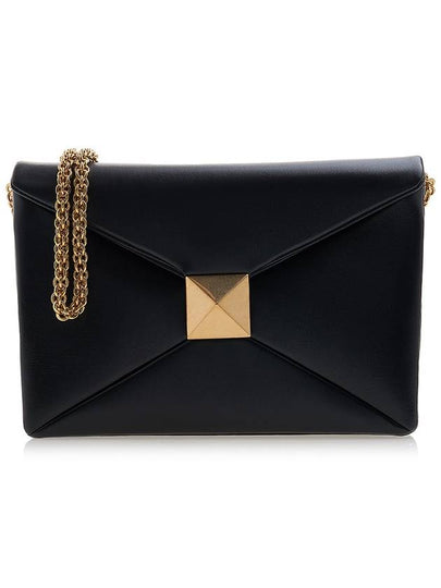 One Stud Shoulder Bag Black - VALENTINO - BALAAN 2