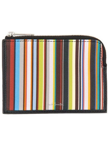 Paul Smith Signature Stripe Zipper Wallet - PAUL SMITH - BALAAN 1