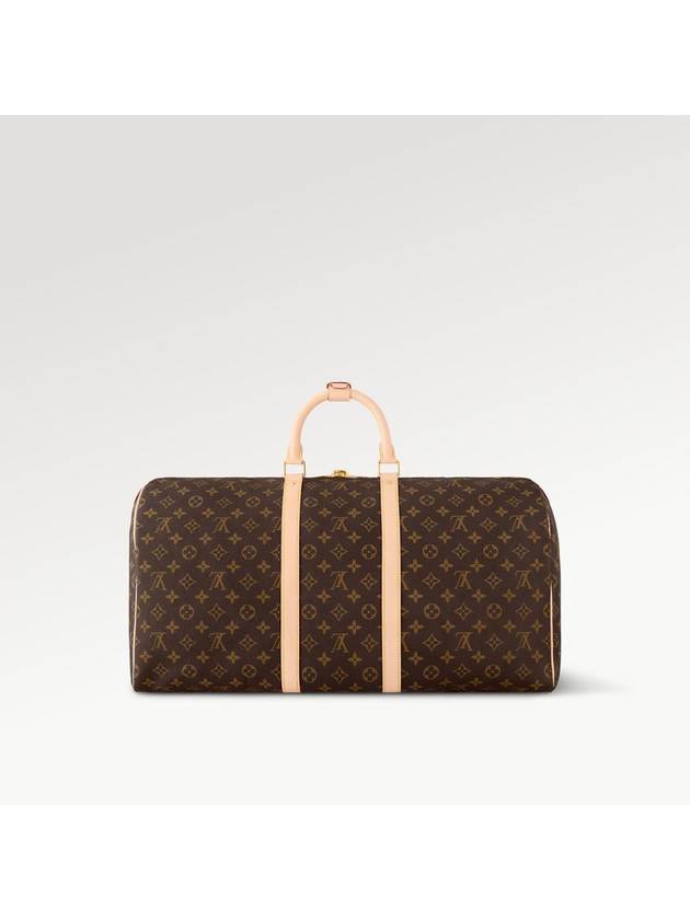 Keepall 55 Duffel Bag Brown - LOUIS VUITTON - BALAAN.