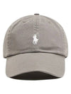 Embroidered Pony Ball Cap Grey - POLO RALPH LAUREN - BALAAN 3