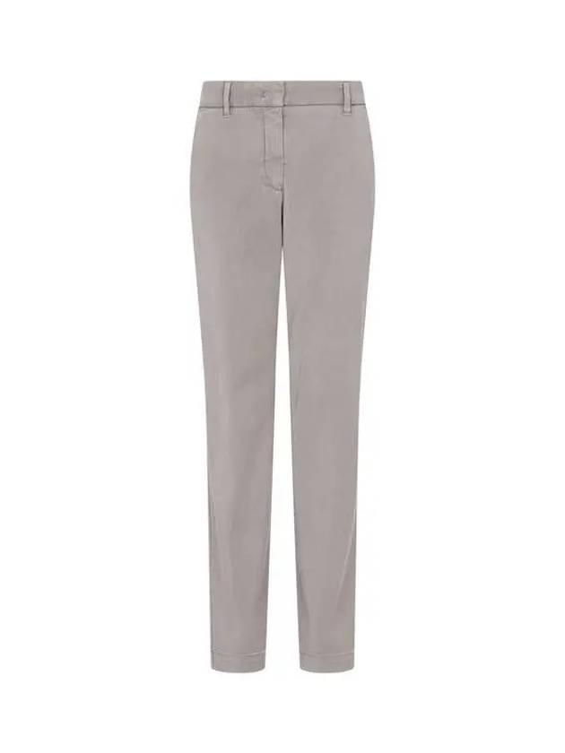 Women s Easy Lyocell Slim Pants Warm Gray 270710 - EMPORIO ARMANI - BALAAN 1