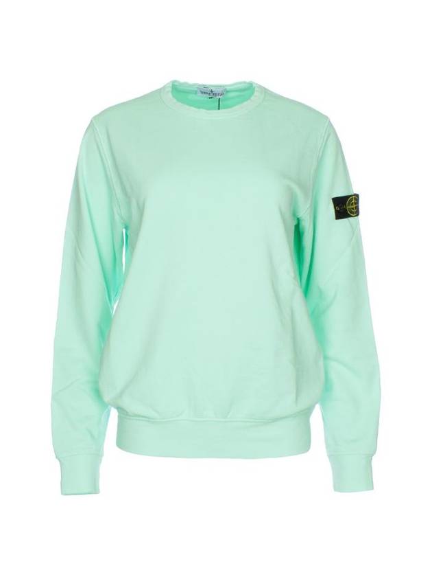 Kids Wappen Patch Basic Sweatshirt Mint - STONE ISLAND - BALAAN 1