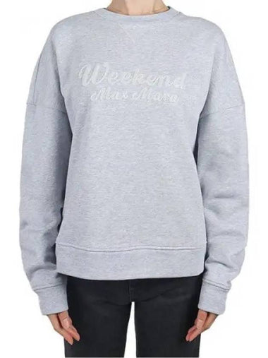 Weekend Women s Danubio Sweatshirt Light Gray 001 270289 1119468 - MAX MARA - BALAAN 1