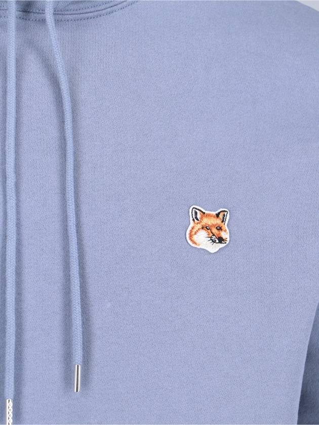 Fox Head Patch Regular Hoodie Light Blue - MAISON KITSUNE - BALAAN 4