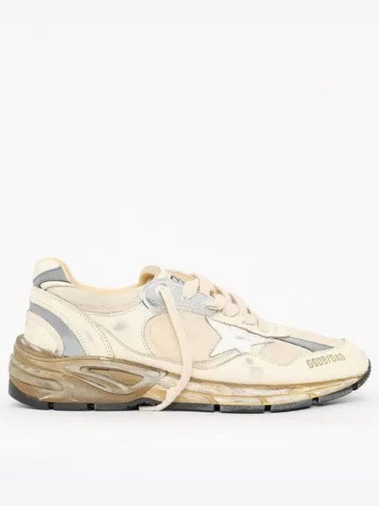 Dad Star Nappa Nylon Low Top Sneakers Beige - GOLDEN GOOSE - BALAAN 2