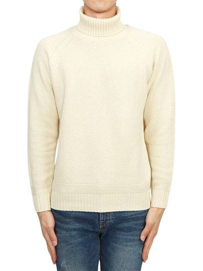 Wool Knit Turtleneck White - TEN C - BALAAN 2