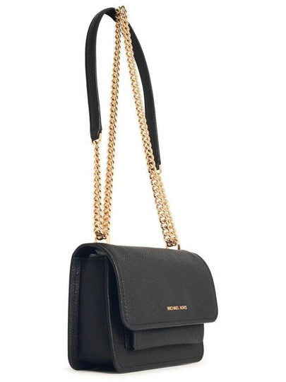 Michael Kors 'Claire' Black Leather Crossbody Bag - MICHAEL KORS - BALAAN 2