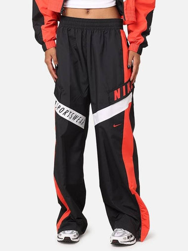 Pants HF5957 010 Black Red WOMENS S Asian Fit - NIKE - BALAAN 1