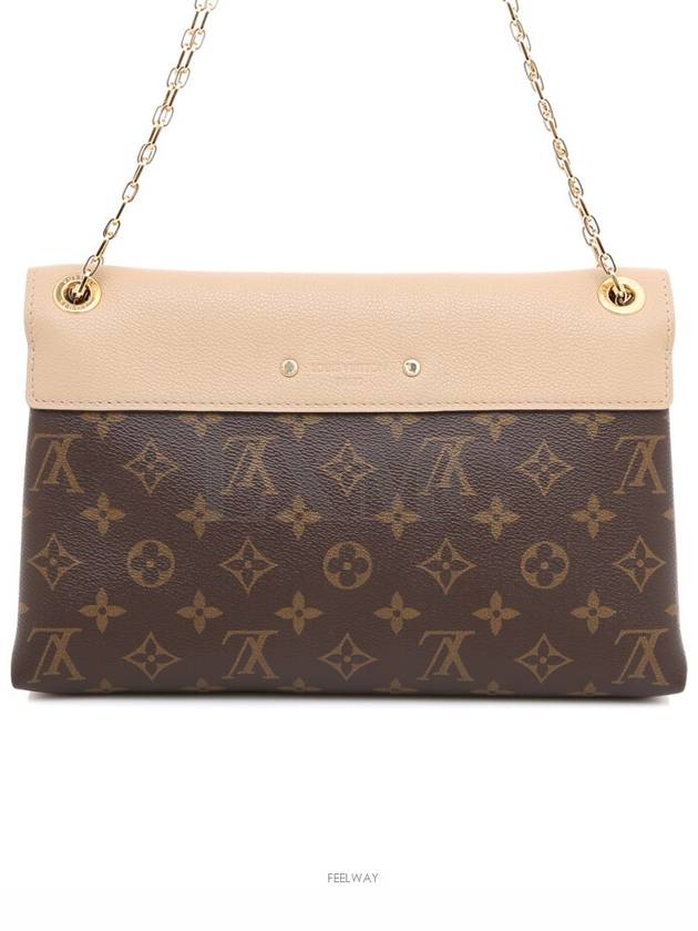 Monogram Palace Chain Shoulder Bag Flap Cross M50069 Dune Color - LOUIS VUITTON - BALAAN 5