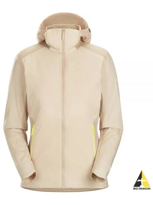 Women's Atom Lightweight Zip-Up Hoodie Beige - ARC'TERYX - BALAAN 2