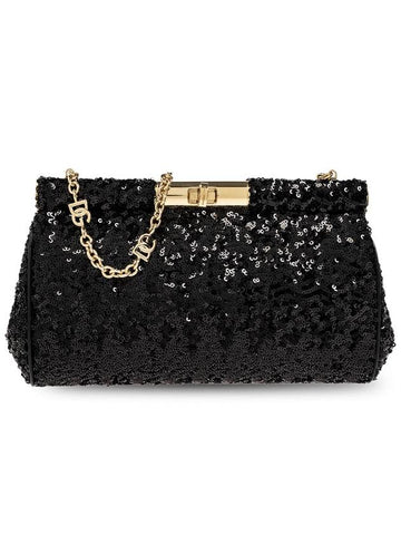 Dolce & Gabbana Shoulder Bag Marlene Medium, Women's, Black - DOLCE&GABBANA - BALAAN 1