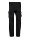 Lens Wappen Cargo Straight Pants Black - CP COMPANY - BALAAN 2