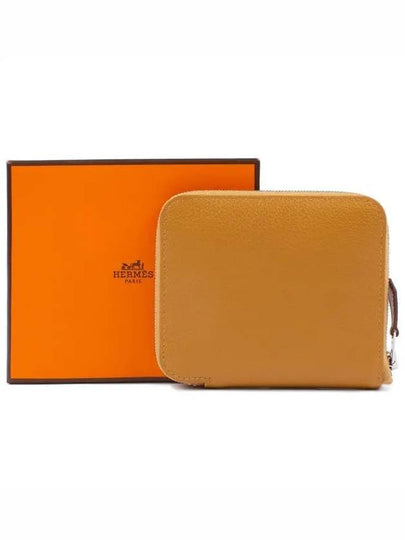 Silk'In Compact Card Wallet Brown - HERMES - BALAAN 2