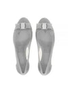 Vara Bow Jelly Ballet Flat Silver - SALVATORE FERRAGAMO - BALAAN 2