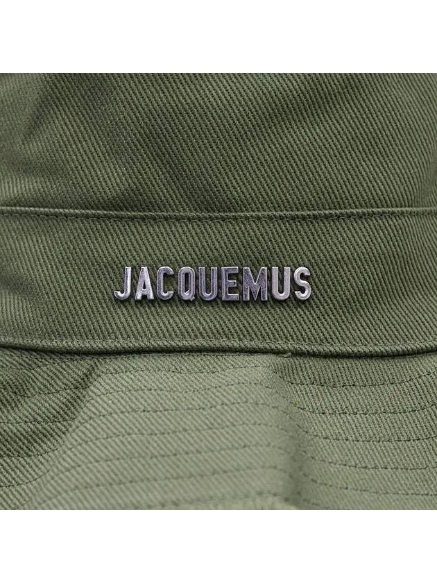 Le Bob Artichaut Cotton Bucket Hat Khaki - JACQUEMUS - BALAAN 3