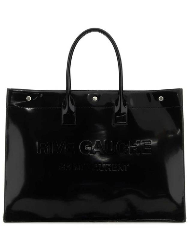 Rib GAUCHE Large Tote Bag 587273 AACP2 1000 B0110823832 - SAINT LAURENT - BALAAN 4