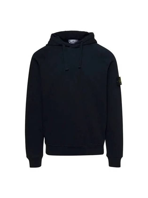 Men's Waffen Patch OLD Treatment Cotton Hoodie Navy - STONE ISLAND - BALAAN 2