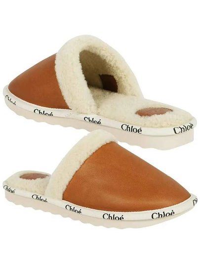 Woody House Slippers Luminous Ocher Brown - CHLOE - BALAAN 2