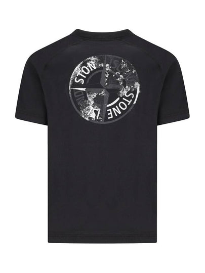 T-SHIRT WITH LOGO - STONE ISLAND - BALAAN 2