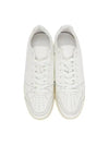 Men s White Classic Low Top Leather Sneakers A21S403 853 - AMI - BALAAN 2