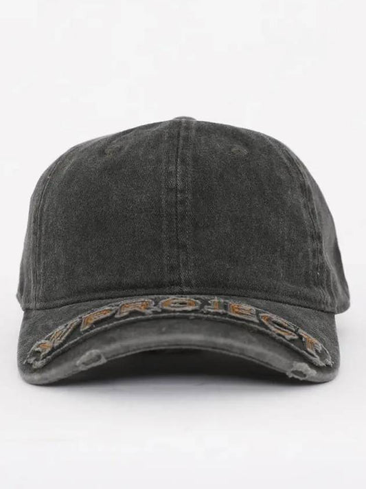 CAP02 S25 VINTAGE BLACK ball cap - Y/PROJECT - BALAAN 1