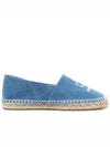 Canae Embroidered Logo Canvas Espadrille Blue - ISABEL MARANT - BALAAN.