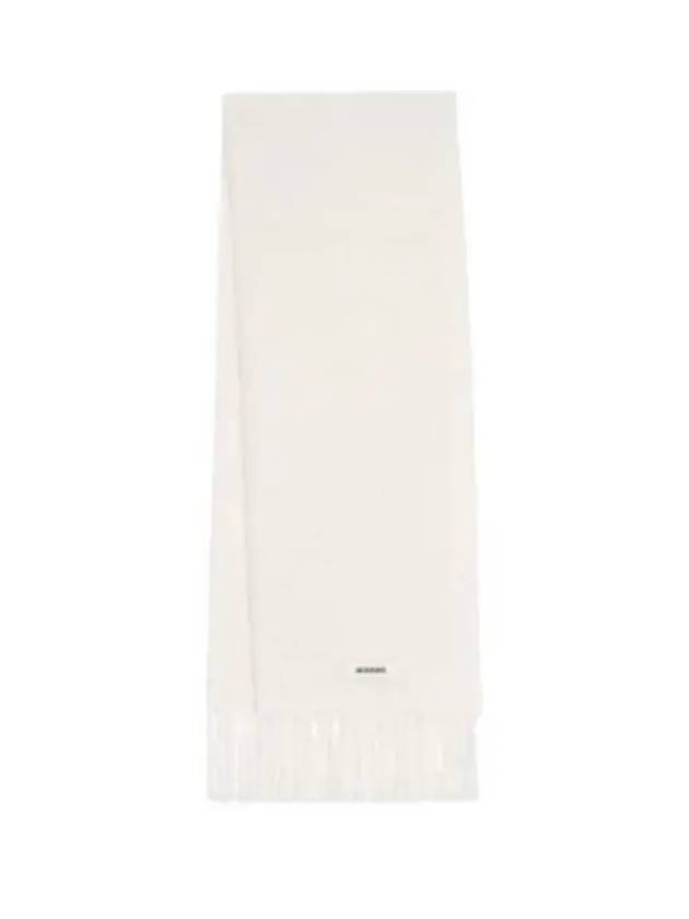 Carro Mohair Alpaca Muffler Off White - JACQUEMUS - BALAAN 2