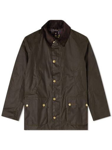 Ashby Wax Jacket Olive - BARBOUR - BALAAN 1