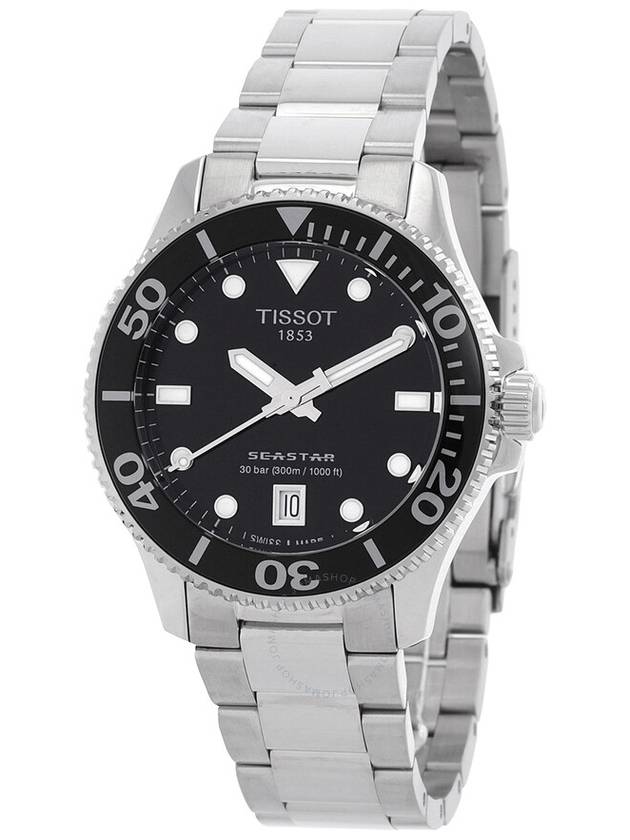 Tissot Seastar 1000 Quartz Black Dial Unisex Watch T1202101105100 - TISSOT - BALAAN 1